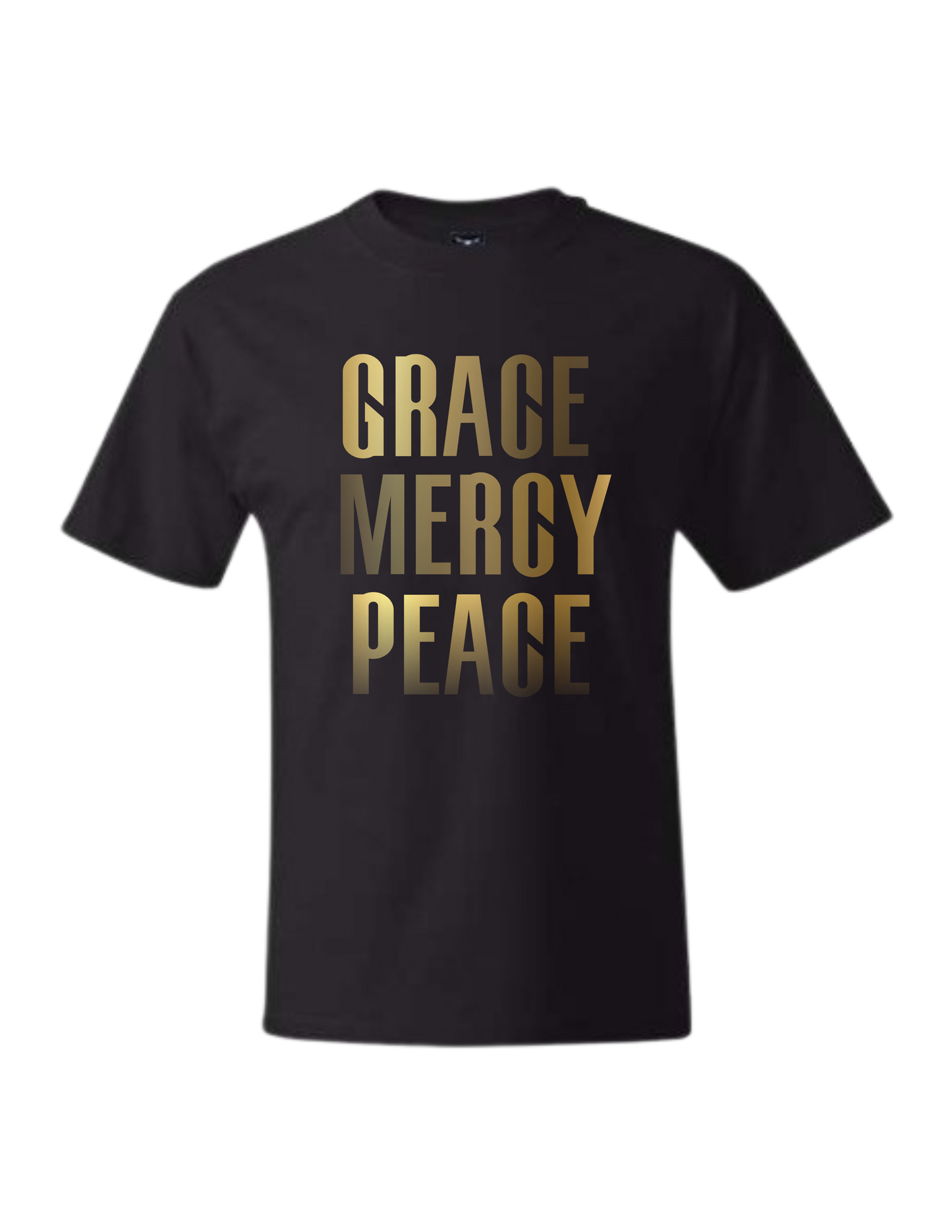 Grace Mercy Peace Tee - Black