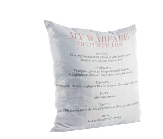 My Warfare Prayer Pillow