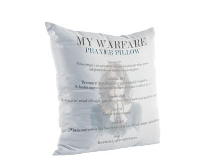 My Warfare Prayer Pillow