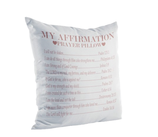 My Affirmation Prayer Pillow